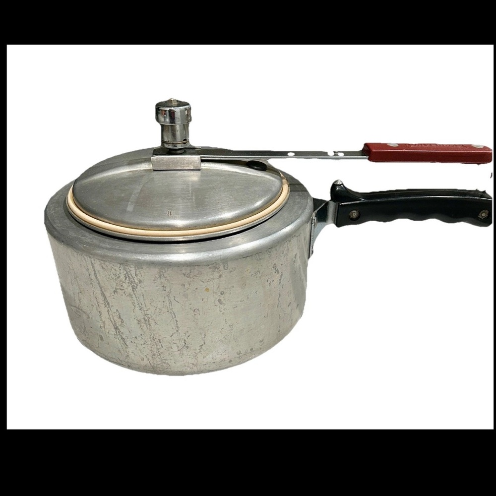 Vintage Universal Aluminum Pressure Cooker Classic Kitchen Pot